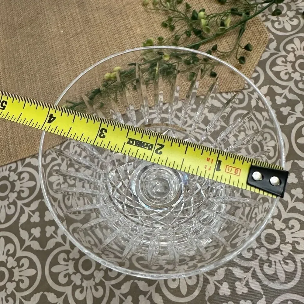 COPY Waterford Crystal Maeve Pattern Set of‎ 3 Wine Goblet Glasses Vintage Rare!